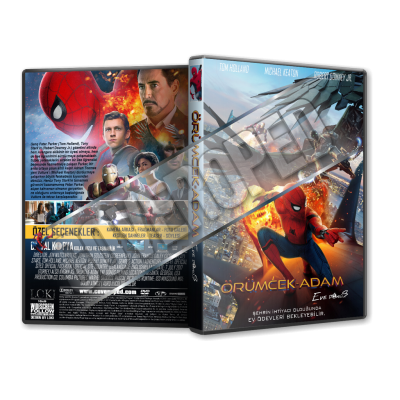 Örümcek-Adam Eve Dönüş - Spider-Man Homecoming V2 Cover Tasarımı (Dvd cover)